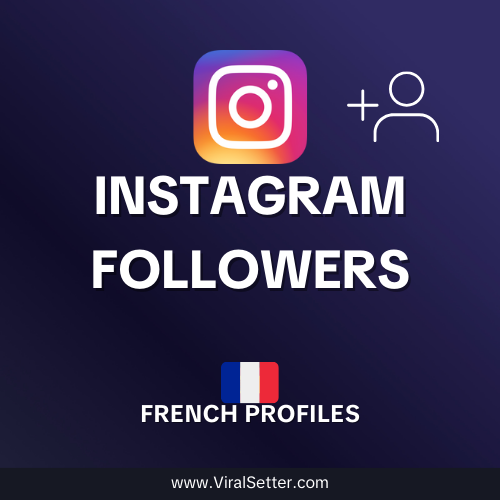 Instagram French followers (Real)