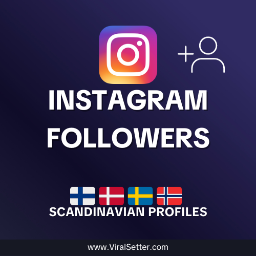 Instagram Scandinavian followers (Real)