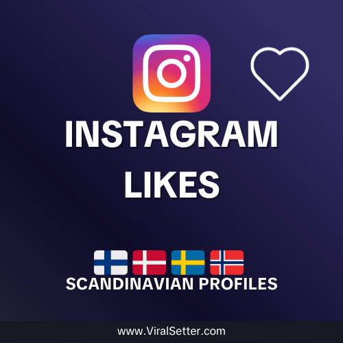 Instagram Scandinavian likes (Real)